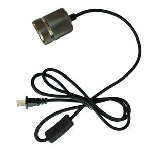 Hợp Kim Nhôm <span class=keywords><strong>Bakelite</strong></span> Mặt Dây Chuyền Bóng Đèn Chủ E27 Edison Vít Đèn Ổ Cắm - Product Image 5