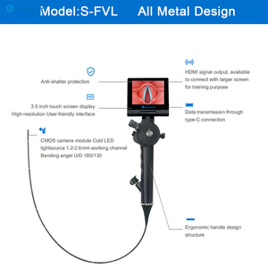 Laryngoscope vidéo de laryngoscopie adulte pédiatrique portable pour nouveau-né Types de laryngoscope rigide - Product Image 6