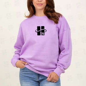 Sudadera Personalizada con Estampado Puff para Mujeres Embarazadas, Sudadera Holgada de Algodón con Cuello Redondo y Bordado Personalizado en Colores Brillantes - Product Image 2