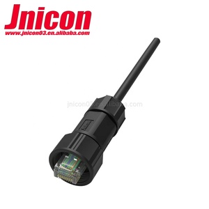 Jnicon <span class=keywords><strong>RJ45</strong></span> kết nối Ethernet M19 <span class=keywords><strong>RJ45</strong></span> ngoài trời tín hiệu kết nối không thấm nước IP68 <span class=keywords><strong>RJ45</strong></span> ổ cắm cắm cắm với cáp - Product Image 3