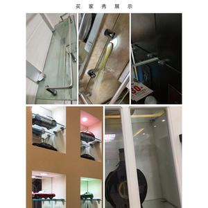 Pinces pour verre et supports d'étagères, supports semi-circulaires, connecteurs et accessoires de quincaillerie pour cloisons et cadres en verre - Product Image 6