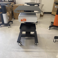 Chariot pliable moderne en aluminium robuste à 4 roues, écologique et stable, pour spa, esthétique, salon de beauté, appareil facial, salle de bain