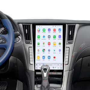 Autoradio pour Infiniti Q50 Q50l Q50s Q60 2014-2020 CarPlay Android Auto Automobile Multimédia Tesla Style <span class=keywords><strong>Bluetooth</strong></span> 4G GPS WIFI - Product Image 4