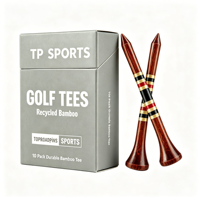 10000 Tees de golf en plastique longs verts vierges personnalisables, avec pochette porte-poids et porte-clés magnétique, Logo Pplastic Castle