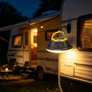 Linterna de Camping Recargable por USB Solar, Luz de Carpa con Control Remoto de 100 LED, Lámpara de Emergencia Portátil Colgante para Acampar al Aire Libre - Product Image 3