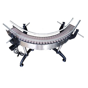 Cấp thực phẩm chất lượng cao tùy chỉnh phẳng Top chuỗi băng tải nước giải khát chai truyền đạt vành đai máy - Product Image 1