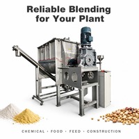 Mélangeur à ruban multi-industriel pour l'industrie alimentaire, les assaisonnements, les produits chimiques, l'alimentation animale et les matériaux de construction