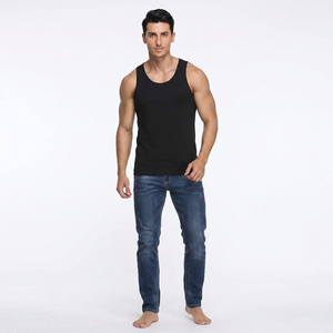 Camisetas Deportivas Personalizadas de Poliéster/Algodón, Cuello en V, Transpirables, para Gimnasio, Running, Baloncesto, para Hombre - Product Image 1