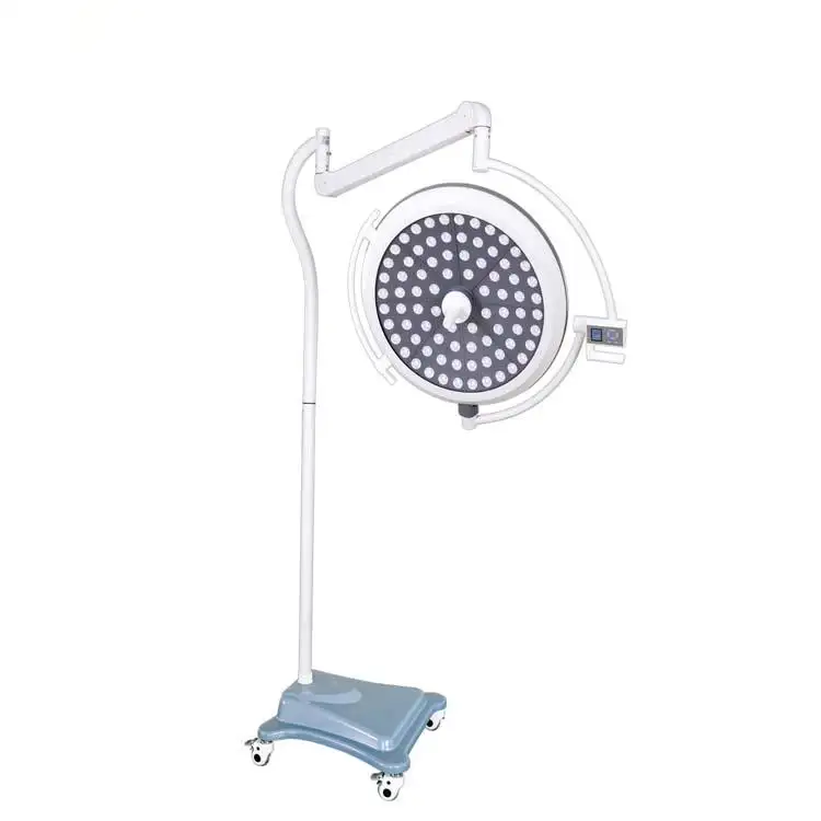 JQ-KD700M Portable 180,000LUX floor type mobile surgical lamp for large animals with battery working