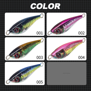 Leurre de pêche en mer imprimé en 3D, jig métallique 20g 30g 40g, leurre dur lumineux à coulée lourde pour la pêche en bord de mer, vente en gros - Product Image 5