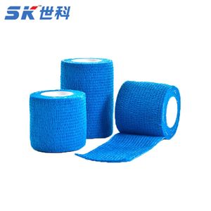 ضمادة طبية لاصقة مخصصة من القماش غير المنسوج، مقاومة للماء وقابلة للتنفس، ضمادات مرنة ذاتية اللصق للضغط ورعاية الجروح والرياضة - Product Image 5