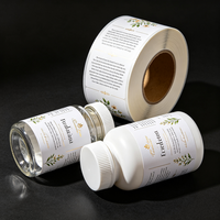 Étiquettes adhésives pharmaceutiques personnalisées, étiquettes pour bouteilles de produits de santé, étiquettes pour compléments alimentaires