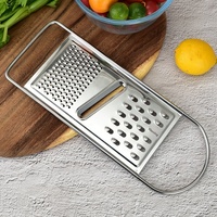 Râpe plate manuelle en acier inoxydable, coupe-légumes, outil de cuisine, trancheuse, râpeuse, hachoir multifonctionnel portable