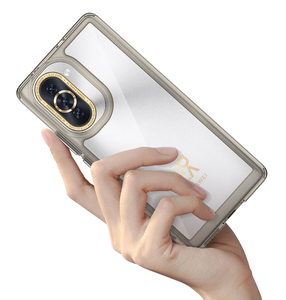 Antichoc galvanoplastie bouton cristal clair TPU PC coque arrière pour HUAWEI <span class=keywords><strong>Nova</strong></span> <span class=keywords><strong>9</strong></span> 10 Pro - Product Image 3