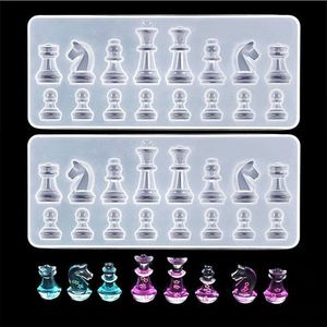 Pequeña cantidad de pedido Diseño especial Antiadherente Fácil liberación Ajedrez Resina Molde Silicona Piezas de ajedrez Moldes - Product Image 4