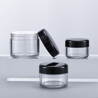 30/50/100g boîte cosmétique pot de pommade crème pour le visage produits de soins de la peau de voyage sous emballage bouteille en plastique