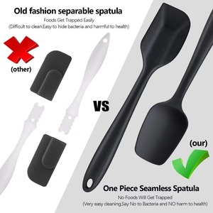 6Pcs <b>Silicone</b> Spatula Set Food Grade Non Stick Heat Resistant Spatulas Turner for Cooking <b>Baking</b> Mixing <b>Baking</b> Tools - Product Image 2
