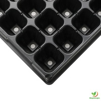 50 72 105 128 200 Sel Pasang Baki Awal Biji Plastik untuk Tomat, Microgreens, Terong, Daun Bawang