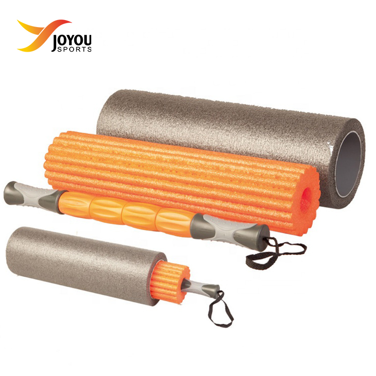 EVA Rouleau de Mousse De Yoga Creux pour le Muscle Fitness Yoga Colonne Grille Musculaire Rouleau de Mousse de Massage