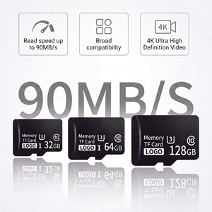 Carte mémoire TF haute vitesse 32 Go 64 Go 128 Go Classe 10 U3 90 Mo/s pour caméra 4K, drone, enregistreur - Product Image 1