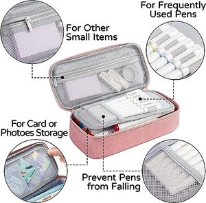 Tùy Chỉnh Sinh Viên Công Suất Lớn Màu Lưu Trữ Túi Quà Tặng Bút Đánh Dấu Bút Chì Trường Hợp Đơn Giản Văn Phòng Phẩm Túi Chủ - Product Image 4