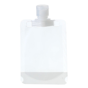 Portable Cosmetic Dispensing Bags 100ml Rectangle Transparent For Travel Toiletries - Product Image 5