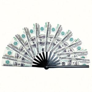 2025 New 33cm Folding Bamboo Wood Hand <b>Fan</b> Folk Art Music <b>Handheld</b> <b>Fan</b> for Festival for Business Promotional Gift Painted Craft - Product Image 5