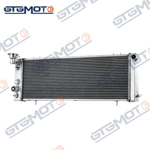 GTGMOTO Radiateur en aluminium à 4 rangées pour <span class=keywords><strong>Jeep</strong></span> <span class=keywords><strong>Cherokee</strong></span> <span class=keywords><strong>XJ</strong></span> 2.5L L4 4.0L L6 CC1193 1991-2001 - Product Image 1