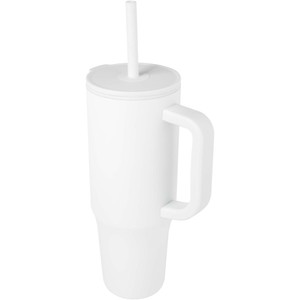 Bottiglia in Acciaio Inossidabile Isolata da 900ml Senza Marca con Cannuccia in Silicone, Prestazioni Caldo/Freddo Certificate, Modello per Studenti 100867-7 - Product Image 1