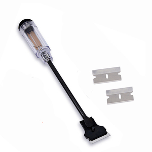 Espátula de Acero Inoxidable para Cortar Vinilo para Ventanas, Herramienta para Cortar Vinilo para Vehículos, Cuchillo para Cortar Cinta, Espátula China con Mango Largo - Product Image 2