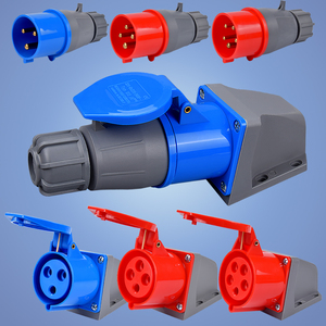 Chất lượng cao 3p4p5pmale và nữ công nghiệp cắm và ổ cắm 16A/32A công nghiệp cắm ổ cắm IP44 không thấm nước công nghiệp cắm - Product Image 3