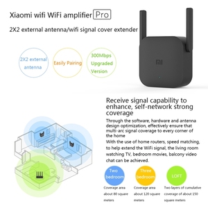 Routeur d'extension intelligent <span class=keywords><strong>Mi</strong></span> <span class=keywords><strong>WiFi</strong></span> Amplifier Pro 300Mbps avec 2x2 antennes externes - Product Image 2
