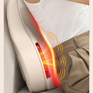 Coussin de massage dorsal portable moderne chauffant à vibration et acupression profonde, 15W 12V, pour soulager la fatigue - Product Image 5