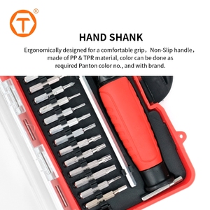 21Pcs Multifunction Repair Tool Kit Phillips Slotted <strong>Hex</strong> Pozi <strong>Torx</strong> T8 Head Screws Precision Screwdriver Bit <strong>Set</strong> with Case - Product Image 3