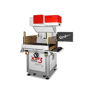 GBOS Camera Visual System Laser Marking Machine 180W for Heat-transfer Sticker Kiss Cut Woven Labels