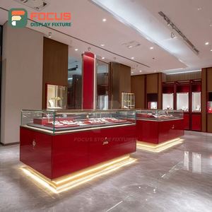 Custom Jewelry Display Cabinet Laminated Finish Mall Counter Showcase Cabinet - Product Image 4