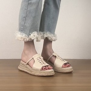 Nuove Ciabatte con Zeppa Alta e Suola Spessa 2026, Sandali Aperti <span class=keywords><strong>per</strong></span> Esterni - Product Image 4