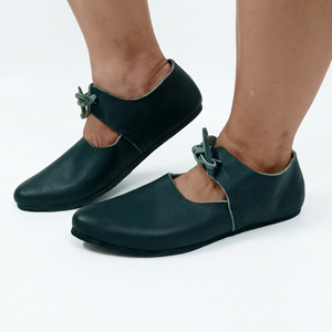 Comfortable <b>Brown</b> Genuine Leather Upper Viking <b>Loafers</b> for <b>Women</b> Spring Winter with One Toggle Design SHOES TT-0887 - Product Image 1