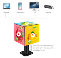 Écran LED couleur 3D extérieur étanche CMX Custom P3.91 avec vidéo et graphiques, garantie 3 ans