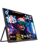 Moniteur portable 4K IPS 15,7 pouces 100% SRGB 3840x2160 UHD 350 Nits 60Hz Ultra-fin pour USB-C avec support VESA intégré