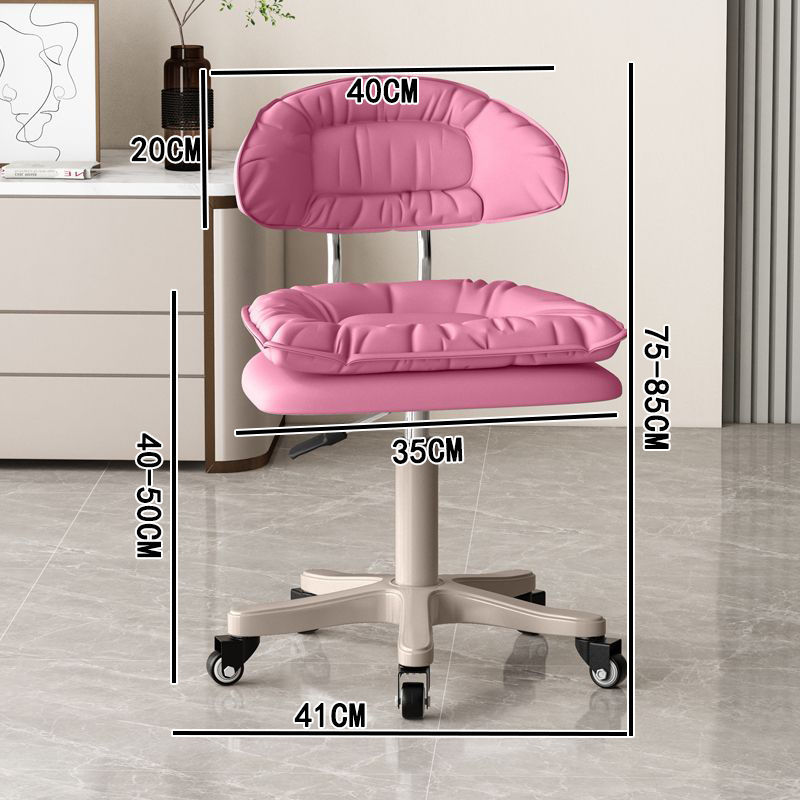 Grande roue à roulement en métal rose plat de 35 cm