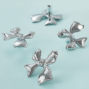 Koppalive <span class=keywords><strong>pajarita</strong></span> de latón macizo pomo de <span class=keywords><strong>la</strong></span> manija estilo europeo francés niños habitación armario puerta cajón perillas oro decoración del hogar - Product Image 3