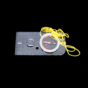 Brújula luminosa portátil de mano, placa Base acrílica, regla de escala, lupa, senderismo al aire libre, herramienta de topografía de mapa conveniente - Product Image 3