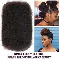 Cheveux humains à tresser en vrac, bouclés crépus, afro crépus, pour dreadlocks, vente en gros