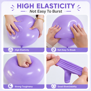 Set di Decorazioni per Feste di <span class=keywords><strong>Compleanno</strong></span> con Palloncini Rotondi Stampati da 12 Pollici, Spessi e Resistenti, per Celebrazioni - Product Image 5