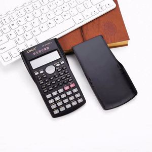 Calculatrice scientifique solaire en plastique, double alimentation, affichage 12 chiffres, multifonctionnelle, texte et images, multilingue pour les examens - Product Image 4