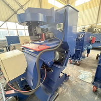 Machine de sablage de plaques d'acier robuste, sablageuse industrielle pour le détartrage des plaques d'acier en atelier