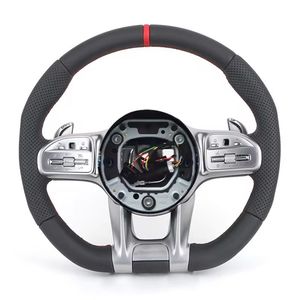 Volant semi-cuir pour Mercedes Ben ML W164 W166 W211 W212 C117 W177 W222 W223 W218 C118 W251 W176 W204 W205 <span class=keywords><strong>C63s</strong></span> AMG - Product Image 3