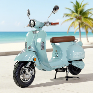 Motocicleta Eléctrica de Estilo Clásico Italiano Romagna, 60V, Batería Grande, Motocicleta para Adultos de Largo Alcance para Desplazamientos - Product Image 1