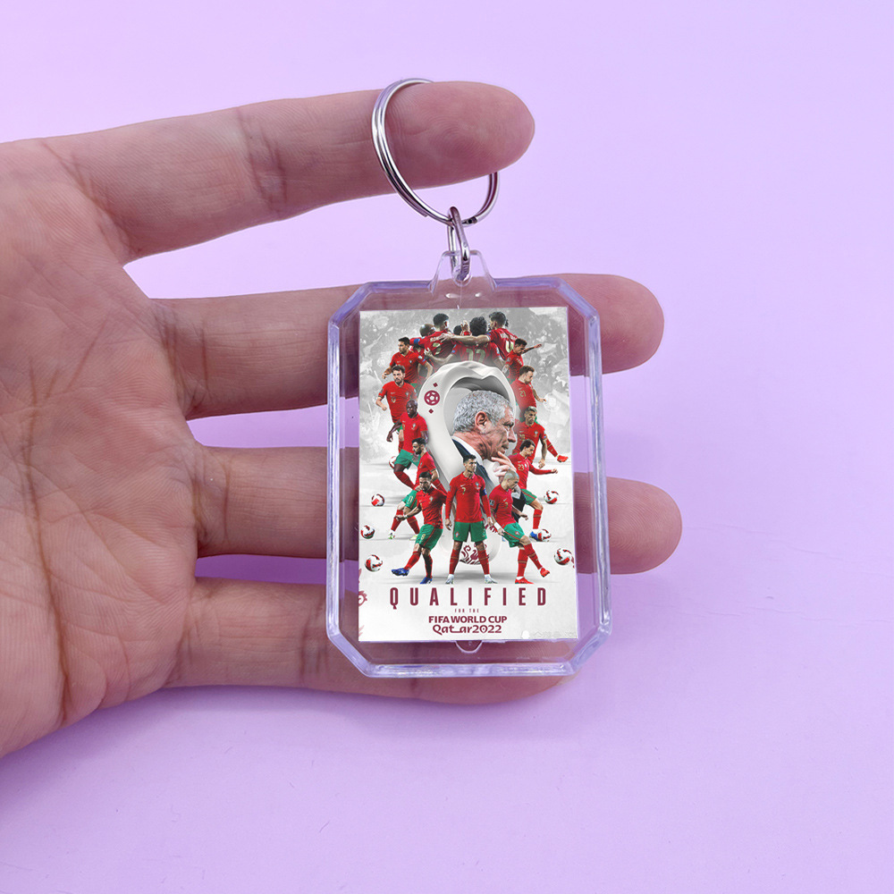 Póster de la Copa Mundial 2022, doble cara y diseño idéntico.